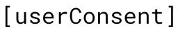 Userconsent